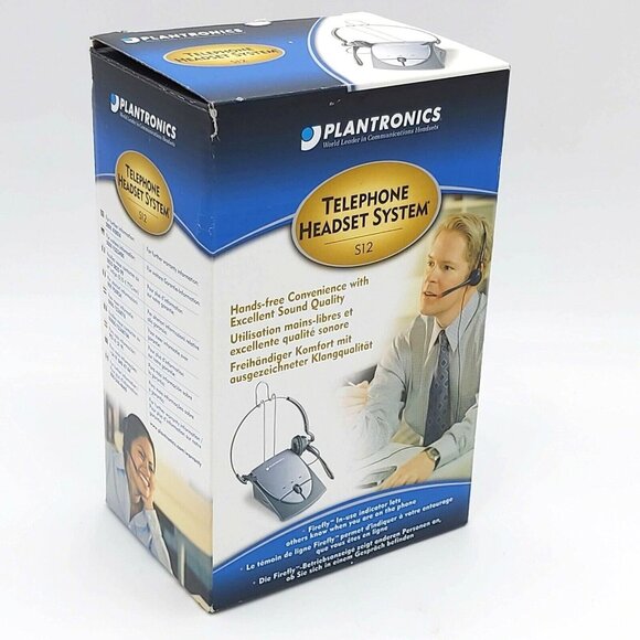 Plantronics  S12 Convertible Headset Hands Free Noise Cancelling Microphone - Picture 6 of 6